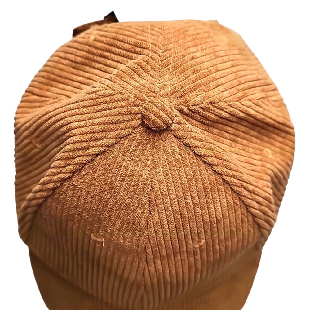 Unbranded Brown Corduroy Adjustable w/Air Holes Baseball Style Cap OSFM - Picture 2 of 5